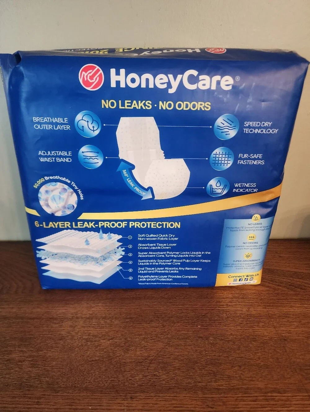 HoneyCare Male Wrap Sz-S